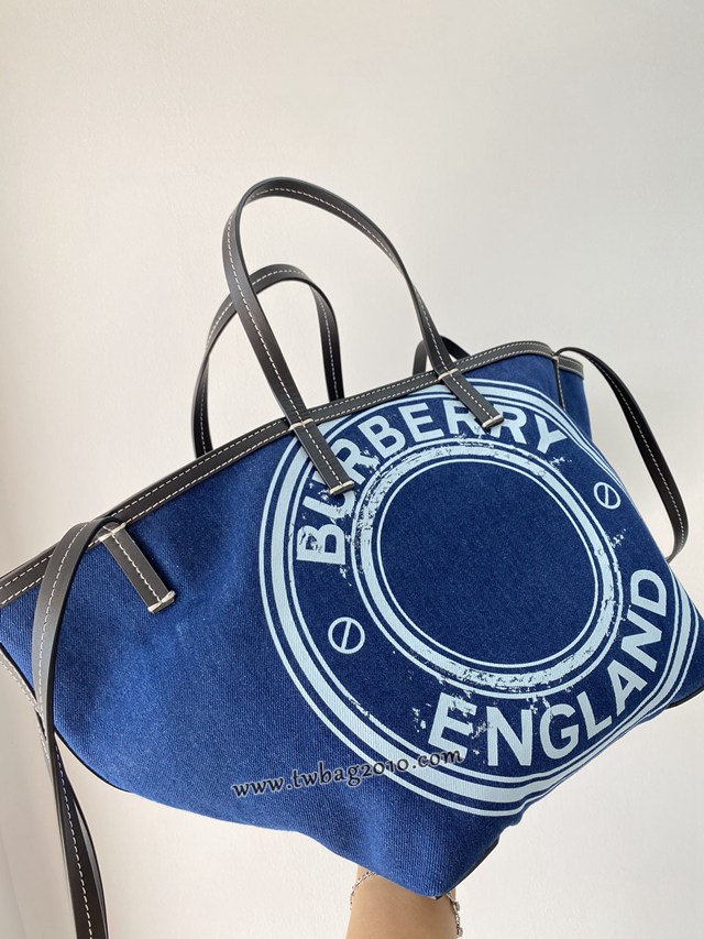 Burberry專門店新款沙灘托特包 巴寶莉帆布購物袋手提包 yxb1139